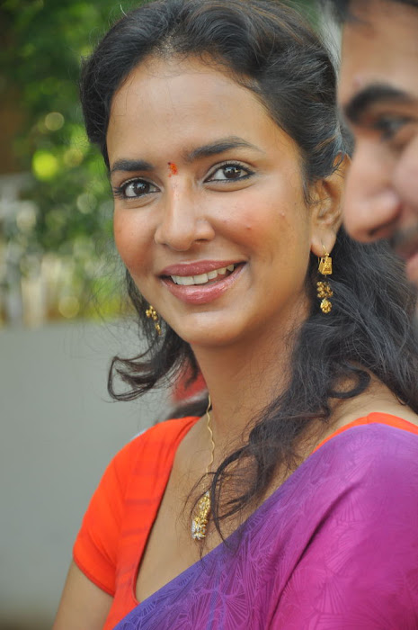 lakshmi prasanna saree @ routine love story movie opening unseen pics